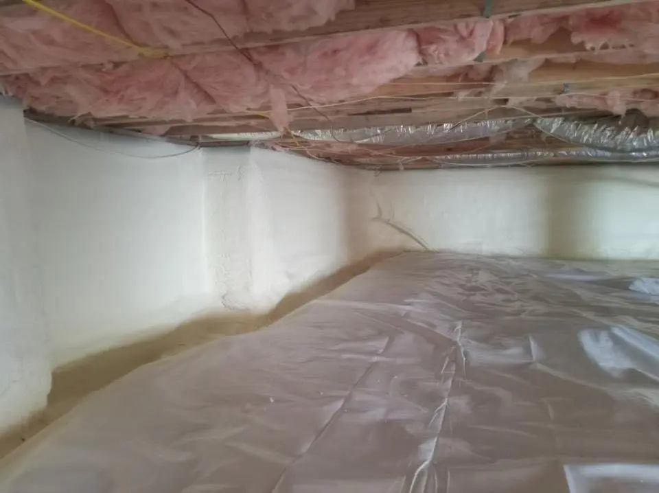Crawl space encapsulation with closed-cell spray foam for Roof Waterproofing in Park Forest